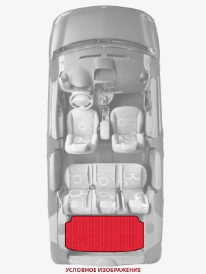ЭВА коврики «Queen Lux» багажник для Honda Odyssey (4G)